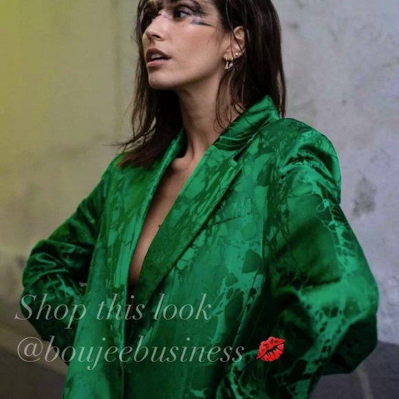 H&M BNWT Jacquard Patterned Blazer - Picture 4 of 16